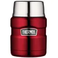 Produktbild: Thermos ISOLIERSPEISEGEFÄß Stainless King Food Container, Rot, Metall, 0,71 L, BPA-frei, abnehmbarer Deckel, 100% dicht, Vakuum, lebensmittelecht, schlag- und bruchfest, doppelwandig, schadstofffrei, rostfrei, bruchsicher, hält kalt, warm, Schraubverschluss, Kaffee & Tee, Kannen, Thermoskannen