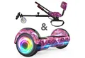 Produktbild: SISIGAD Balance Scooter Kart HY-A02 6,5 Zoll Dualmotorräder, Hoverboard mit kart,LED, Bluetooth, 10 km/h, Hoverboards mit Sitz&LED-Licht und Bluetooth