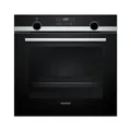 Produktbild: Siemens HB578HBS7 iQ500 Einbau-Backofen, 60 x 60 cm, activeClean - automatisches Selbstreinigungssystem, cookControl30, 3D Heißluft, Backofenassistent mit Sprachsteuerung, Backwagen, Home Connect