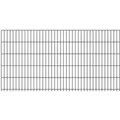 Produktbild: ALBERTS Doppelstabmattenzaun-Grundset, Länge 10 m (Anthrazit, Mattenhöhe: 1000 mm)
