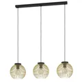 Produktbild: Hängelampen 3x40W/E27 IP20 Schwarz Gold Modern NEU