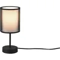 Produktbild: Tischleuchte Burton Grau/Schwarz max. 28 Watt