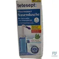 Produktbild: tetesept Meerwasser Nasendusche bei Schnupfen und Pollenallergie – Inkl. 4 Beute