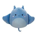 Produktbild: Squishmallows SQCR05429 - Lux der Mantarochen 30 cm, offizielles Jazwares Plüsch, superweiches Kuscheltier