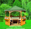 Produktbild: Promex Promadino Pavillon Palma 308x308 Gartenpavillon aus Holz Gartenhütte Gartenlaube