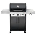 Produktbild: Char-Broil Professional 3400B - 3 Brenner Gasgrill mit Seitenbrenner, Schwarz