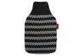 Produktbild: Hugo Frosch Wärmflasche Klassik 1,8 l mit Strickbezug grau im Zick Zack-Muster, Made in Germany
