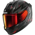 Produktbild: Shark Motorradhelm D-Skwal 3 Blast-R Helm, vorbereitet für Kommunikationssystem,geeignet für Brillenträger,P schwarz S (55/56)