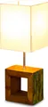 Produktbild: Tischlampe 16 x 45 x 16 cm Treibholz Tischleuchte Holz Lampe Teakholz Deko