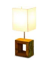 Produktbild: Tischlampe 16 x 45 x 16 cm Treibholz Tischleuchte Holz Lampe Teakholz Leuchte