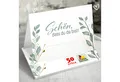 Produktbild: Funke & Brand Grußkarten 50x Tischkarten Hochzeit Schön, dass du da bist Floral Grün Gold