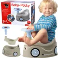 Produktbild: BIG Töpfchen Grau New Bobby Car Auto Lenkrad