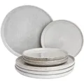 Produktbild: Butlers Teller-Set, Grau, Keramik, 27x2x27 cm, Essen & Trinken, Geschirr, Geschirr-Sets