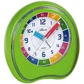 Produktbild: Atlanta 1953/6 Wecker Kinderwecker grün leise ohne Ticken Lernwecker für Kinder - Weiß