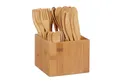 Produktbild: relaxdays Besteck-Set Bambus Besteck Set, Bambus