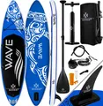 Produktbild: KESSER® Aufblasbares SUP Board Set Stand Up Paddle Board Premium Surfboard Wassersport | 6 Zoll Dick | Komplettes Zubehör | 130kg