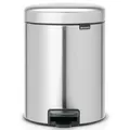 Produktbild: Kosmetikeimer Brabantia Tretmülleimer matt stahl 5 L mit Inneneimer aus Kunststoff, Fingerprint 55112102