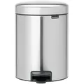Produktbild: Brabantia Abfalleimer, Silber, Kunststoff, 5 L, 20.5x29.1x27.2 cm, Badaccessoires, Waschplatzzubehör, Kosmetik- & Abfalleimer