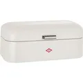 Produktbild: Wesco Brotkasten Grandy, Stahlblech, Klappdeckel, 42 x 22 x 17cm, sand matt