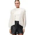 Produktbild: Zero Strickjacke Damen offener Style (1-tlg) Fransen weiß 36 EU