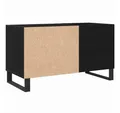 Produktbild: vidaXL Media-Regal Schallplattenschrank Schwarz Eichen-Optik 85 x 38 x 48 cm, 1-tlg.