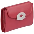 Produktbild: LEAS Damenbörse mit RFID Schutzfolie Echt-Leder, rot 13x10x3,5cm (LxBxH) Ladies-Collection