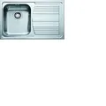 Produktbild: Franke Logica 101.0085.772 Becken Links Küchen/tisch/Einbau Spüle mit Abtropffläche Textur: Seiden, LLX611-79
