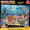 Produktbild: Wasgij Original 43 – Es riecht nach Fisch – Aquarium Antics – Lustiges Puzzle – Puzzle für Erwachsene – 100% recycelter Karton – 1000 Teile Jumbo