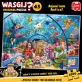 Produktbild: Wasgij Original 43, Aquarium Antics - Unique 1000 Piece Jigsaw Puzzle for Adults