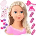 Produktbild: Bayer Design B2890088 90088AA Charlene Super Model Styling Head, Schminkkopf, Frisierkopf inklusiv Kosmetik und Zubehör, Blond, xx