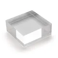 Produktbild: Acrylblock 100x100x40mm transparent, rundum glänzend polierte Seitenkanten/Acryl/Acrylglas - Zeigis®