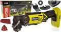Produktbild: Ryobi Akku-Multifunktionswerkzeug Multitool 18V mit Zubehör R18MT-0 5133002466