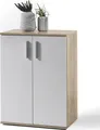 Produktbild: Kommode Debby 2 Türen - weiß/Sonoma-Eiche