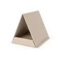 Produktbild: Katzenhaus aus Filz im Zeltformat mit Kratzpappe 40×38,5×40 cm – Faltbare Katzenhöhle Katzenbett flauschig Katzenzelt zum Kratzen, Schlafen & Verstecken - Beige