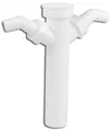 Produktbild: KIRCHHOFF Flex-Spültisch- Röhrensiphon, weiß 1 1/2IG x DN 40/50 mm, mit 3/4 Gerä