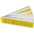 Produktbild: Brady 3400-LTR Kit, B-499, Buchstabenkombi (A-Z), Schwarz auf Gelb, 6 x 9mm, Schrifthöhe 6,3mm(26 (3400-LTR KIT)