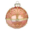 Produktbild: MAGIC by Inge Weihnachtsbaumkugel, Weihnachtskugeln Geschenkkugeln zum Befüllen 8cm altrosa