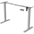 Produktbild: SVITA JIRI Schreibtisch-Gestell elektrisch für Tischplatte höhenverstellbare Tischbeine Memory-Funktion Metall Grau