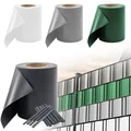Produktbild: PVC Sichtschutz Streifen Doppelstabmatten Zaun Folie Rolle Zaunblende Balkon