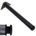 Produktbild: ID Dinkel Tischbeine höhenverstellbar Ø60mm Schwarz Matt für Schreibtisch Esstisch Länge 870mm