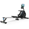 Produktbild: Capital Sports - Rudergerät für Zuhause, Kompakter Rowshaper, Rudergerät Klappbar mit 8 Stufen, LCD-Monitor, Bodenrollen, Row Shaper mit