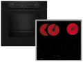 Produktbild: Neff BX46PB0 Set Pyrolyse Backofen B2CCG6AK3 + Glaskeramikkochfeld T16SBN1L0