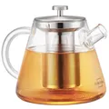 Produktbild: Tekanne aus Glas Glastekanne Sieb SILBERTHAL Kanne für Tee Filter Edelstahl
