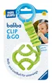 Produktbild: Ravensburger 4592 baliba Clip & Go - Flexibler Ball mit Befestigung für Greif- und Beißspaß unterwegs - Baby Spielzeug ab 0 Monaten - grün