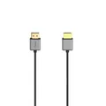 Produktbild: Stecker Gerade HDMI auf HDMI Typ A (Standard) 1,5 m 205449 (Schwarz, Grau)