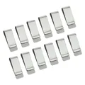 Produktbild: 12 Stück Silberne Geldklammern Metall-Bargeldklammer schmaler Kreditkartenhal...