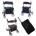 Produktbild: SET! Neu! Leichtgewicht, Aluminium, klappbarer Rollator mit bequemer Transporttasche!