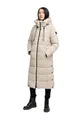 Produktbild: MARIKOO Damen Winterjacke Steppmantel lang gesteppter Mantel Winter Parka Jacke warm B985 [B985-Nadeshik-Light-Taupe-Gr.3XL]