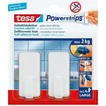 Produktbild: Tesa Assa Abloy - Haken Powerstrips® Large Classic Küche Bad 2kg weiß 2 St./Pack.