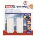 Produktbild: 1 bis 18x tesa Powerstrips Haken LARGE Classic, weiss - SPARE BIS ZU 62%